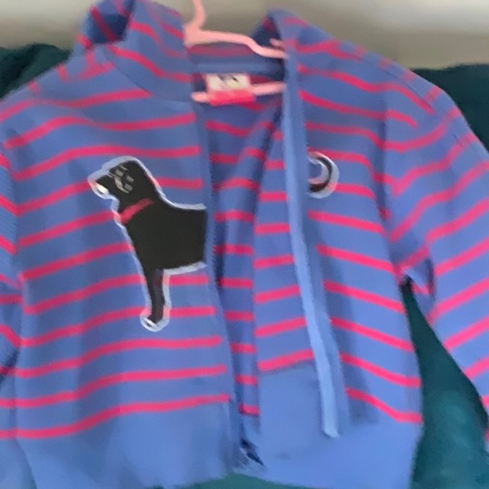Black dog hoodie